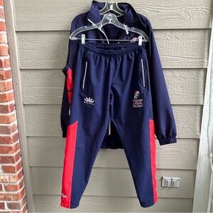 Paladin USA World Cup Touch Rugby 2024 UK Mens Track Suit S/M Blue Athletic Navy
